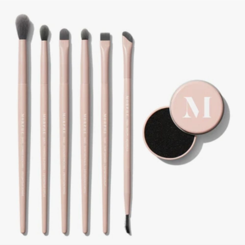 Morphe Eye Shaping Essentialis Bamboo & Charcoal Infused Eye Brush Set - Picture 2 of 11